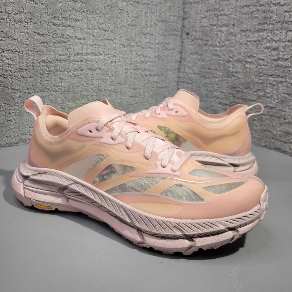 Hoka Mafate Speed 4 Lite Unisex Size W9.5 M8.5 Rose Tea Rose Latte 1168450 RRSL
